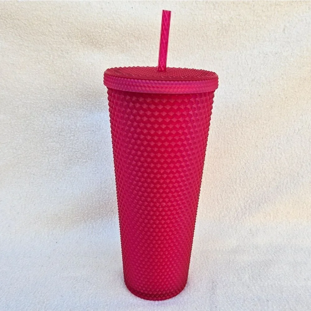 Starbucks Hot Pink Studded Tumbler 24oz